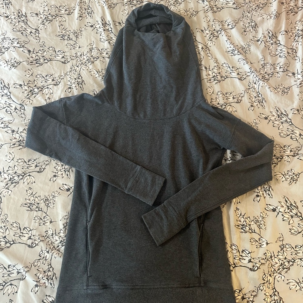 lululemon athletica Dark Gray Cowl Neck Sweater